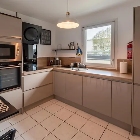 T3 Flat Moderne Sur 2 Etages Metro Parking Free Entrance Autonome * Rouen