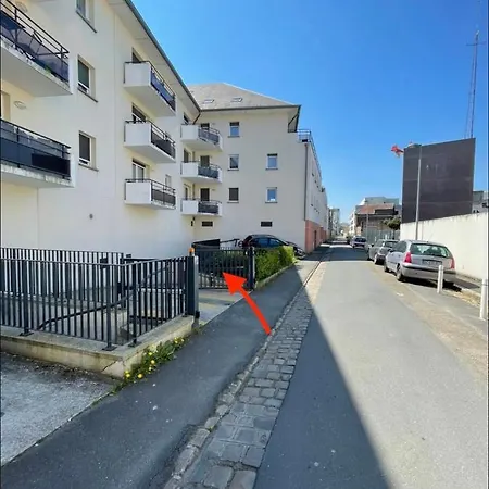 Duplex T3 Moderne Au Metro - Clim & Parking Prive Apartman Rouen