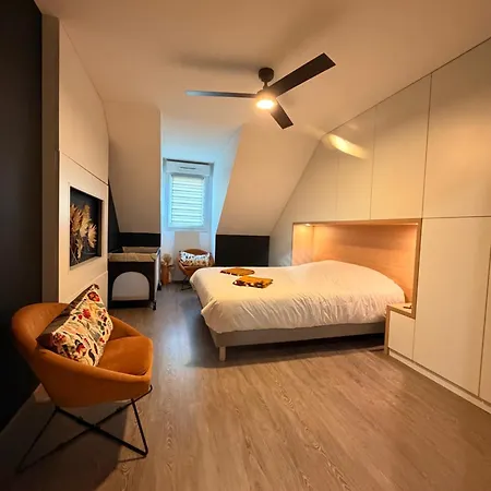 Duplex T3 Moderne Au Metro - Clim & Parking Prive Apartman Rouen