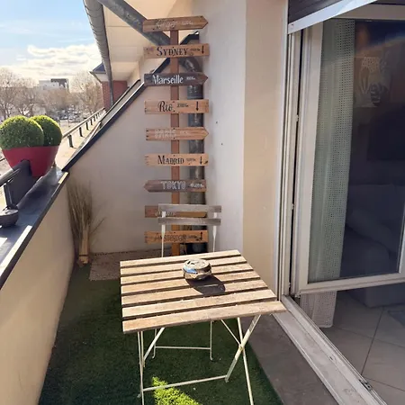 Duplex T3 Moderne Au Metro - Clim & Parking Prive Apartment